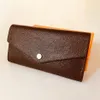 M60531 Sarah Wallet Designer Womens Envelope Flap Emilie Josephine Wallet Card Purse Mini Pochette Accessoires Pou275i