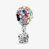 Новое поступление, 100% стерлингового серебра 925 пробы, красочные эмалированные воздушные шары, шарм, подходящий к оригинальному европейскому браслету-подвеске, модные ювелирные изделия Accessori2555