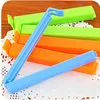 Matlagringsorganisation Ställer in 50100 st Portable Kitchen Snack Sealing Bag Clips Random Color Plastic Tool Accessories 231204