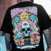 Stussys Camisetas Homens Hellstar Top Quality 100% Algodão Homens T-shirt Camiseta Gráfico Tees Mulheres Oversize Tee Skin Street Skull Demon 24 1ijs