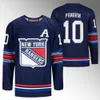 NY ARTEMI PANARIN Rangers koszulka Matt Rempe Adam Fox Vincent Trocheck Igor Shesterkin Chris Kreider Mika ZibaneJad Alex Wennberg Jacob Truba Filip Chytil Jerseys