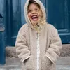 Manteau Konges Slojd garçons Panda Sequin polaire vêtements d'extérieur filles cerise broderie veste enfants coton à capuche garder au chaud sweat 231205