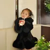 Jackets Baby Kids Clothes Girls Jacket 2023 Winter Fashion Solid Faux Mink Fur Coat for Teen Girl Soft Warm Children's Clothing 231204