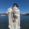 Schals Frühling Herbst Frauen Mit Kapuze Poncho Cape Mantel Fransen Quaste Schal Wrap Pullover Böhmischen Stil Schal Mantel 231204