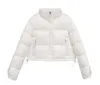 2023 Vintern New Women's Kendou Stand Neck Fashion Down Coat Woman Thicked Warm Short Down Coat Parkas White Duck Down Jacket