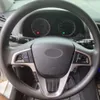 Accessori Per auto Pulsante Al Volante Telaio Audio Volume di Controllo della Musica Per Hyundai VERNA SOLARIS Bluetooth 2010-2015