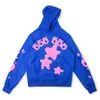 Blauwe Sweatshirts Hoode Designe Puff Star Gedrukt Heren Dames Oversized Fleece Heren Hoodies Vintage 1 Kwaliteit Sweatshirt