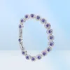 Mode echt ronde kristal van Oostenrijk zilveren kleur zirkoon armbanden bangle voor vrouwen bruiloft sieraden accessoires cadeau6833974