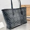Классическая женская сумка-тоут, дизайнерская роскошная сумка на ремне, кожаный ремешок из ПВХ, металлик, повседневная сумка, двухцветная модная сумка для покупок, высокое качество, буква C