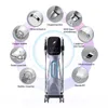 9 en 1 H2o2 oxygénation lueur soins de la peau Aqua oxygène Jet peau épurateur lifting hydratant Microdermabrasion Machine