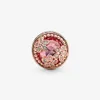 Neue Ankunft 925 Sterling Silber Funkelnde Rosa Gänseblümchen Blume Charme Fit Original Europäischen Charm Armband Mode Frauen Schmuck 196f