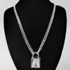 Choker Lock ketting gelaagd op de nek met slot punk sieraden sleutel hangslot hanger ketting voor dames heren trui kettingen kettingen Y304w