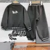 Nieuwe designer baby trainingspakken kinderjas Geborduurd logo jongen Baseball pak Maat 110-160 jas en kinderbroek Nov25