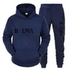 مصمم للمسارات للمسارات ، طباعة صوف التعرق ، Hommes jogger fit دعاوى pollover hoodies womens طويلة السراويل