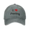 Casquettes de baseball I Heart Peeing Cowboy Hat Sports Caps Ladies Hat Men'S 231204