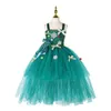 Robes de fille Enfants Brillant LED Lumière Robe De Noël Pour Les Filles Année Carnaval Mascarade Fête Cérémonie Occasion Soirée Tutu Tulle Robe 231204