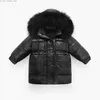 OLEKID 2023 hiver doudoune pour fille à capuche réel fourrure de raton laveur fille manteau d'hiver 3-10 ans enfants bambin vêtements d'extérieur Parka Q231205