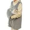 Cat Carriers Apron To Hold Warm Holding Aprons With Large Pocket Cozy Front Cats Carry Stylish For Picnicing Camping