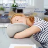 Pillow Protable Ushaped Memory Foam for Neck Protection CervicalAdjustable heating massageSlow Rebound Travel Pillows 231205