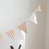 Andere evenementen Feestartikelen Noordse katoenen wimpel Vlaggen Decoratie Retro Driehoek Doek Muurophangende banner Verjaardag Bruiloftsslinger voor kinderkamerdecoratie 231205