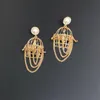 Designer Letter Earrings Luxury Earrings Back Mother-of-pearl Stainless Steel Gold Earrings Female Gifts Wholesale
