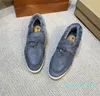 Couple Shoe Walk Suede Sneaker Hiver Femmes Casual Chaussure Mocassins De Mode Mocassins Hommes Haut Haut Appartements De Luxe Designer Plat En Cuir Véritable