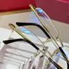 heta carter herr mode solglasögon ramar för män och kvinnor unisex stil halv ram kan göra receptbelagda glas enkelt företag retro glasögon kommer med originalfodral