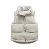 Waistcoat Kids Warm Vest Winter Girls Boys Thicken Waistcoat Corduroy Outerwear Vest Children Teens Cotton Jackets Vest For 2-10 Years 231204