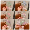 Hair Accessories Floral Children Streamer Headbands Cute Butterfly HeadWear Teethed Braided Hoop Korean Style Ribbon Band Wedding