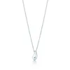 Shinetung S925 Sterling Silver Stylish Simple Silver Teardrop Necklace 1 1バレンタインとのハイエンドの女性ジュエリーギフトQ0312E