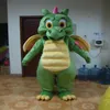 costume mascotte dinosauro verde costume mascotte drago verde per adulti festa di carnevale di Halloween event256S