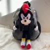 Fabricants en gros 25cm6 conception hérisson Sonic sac à dos en peluche jouet dessin animé film et jeux de télévision périphérique poupée sac à dos cadeaux pour enfants