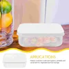 Botellas de almacenamiento Caja de refrigerador Organizadores de refrigerador Contenedores de alimentos de frutas de alta capacidad Blanco