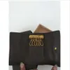 KEY POUCH Damier canvas holds high quality famous classical designer women 6 key holder coin purse leather men card holders wallet297E