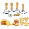 Hem tortellini cutter set pasta press kök ravioli tillverkare mögel verktyg kit bakverk hjul set cake mögel t9i002508