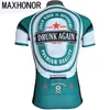 Haut de cyclisme pour hommes, maillot de bière, vêtements de cyclisme, vêtements de vélo maxhonor, rétro, peut être personnalisé, 196Y