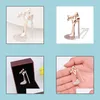 Pins Brooches Shoe Brooch Romantic Crystal High-Heeled Shoes Wedding Party Jewelry Accessories Pins Drop Delivery Dho0X