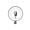 26CM Fotografie Beleuchtung Telefon Ringlicht Stativ Foto Led Selfie Remote Füllen Ring Licht Lampe Video Youtube Live KOCHEN