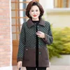 Women's Trench Coats Middle-aged Mother Winter Jacket Thicken Warm Lambs Wool Padded Parkas Women Imitation Mink Velvet Overcoat