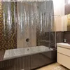 バスアクセサリーセットシンプルな安全な便利な便利な実用的なデリケートモザイクシャワーカーテンホーム3D装飾バスルーム