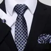 Bow Ties Luxury Wedding 8cm Men's Classic Tie Silk Jacquard Woven Set Business Necktie Accessories Men Neckties For