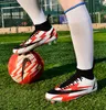 Nagel stor storlek fotbollsskor tonåring barns anti slip träning senaste sneakers fg/tf fotbollskor