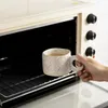 Vattenflaskor Creative Ring Handle Ceramic Mug Candy Color Milk Coffee Cup Office Home Drinkware Mikrovågsugn Par Handgrip Cups Fun Mugs 231205