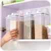 Storage Bottles Plastic Cereal Dispenser Box Kitchen Food Grain Rice Container Nice Flour Can