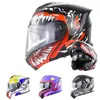 Hełmy motocyklowe 2023 ECE zatwierdzone przez Casco Modulare Venom Gundam Cool Helmet Flip Up Cascos Full Face Motorbike z tylnym spoilerem