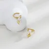 Boucles d'oreilles à dos en Imitation de perle, 1 pièce, Clip de manchette, élégant, anneau Non perçant, minimaliste pour femmes, bijoux à la mode EF123