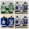 Maillots de hockey sur glace brodés 44 Morgan Rielly 71 Nick Foligno 88 William Nylander 91 John Tavares 97 Joe Thornton Jersey Blank No name No n