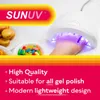 ネイルドライヤーSunuv Sunone 48W Professional Lampe LED Gel Machine赤外線センサー231204用マニキュアUVランプドライヤー