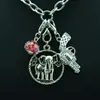 Nieuwe Collectie Mode Prachtige Legering Strass Min Gun DIY Stijl Charms Hanger Sieraden Accessoires242l