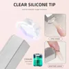 Sèche-ongles Mini lampe à LED UV portative pour ongles sèche-linge Portable Rechargeable durcissant le vernis à Gel avec affichage Machine de manucure 231204